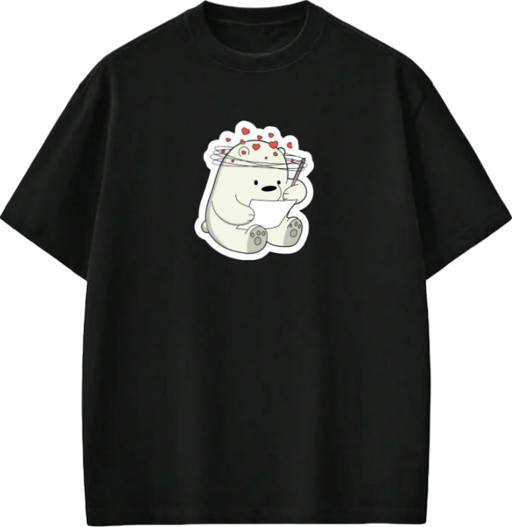 Ice Bear t- shirt One Size Black 14