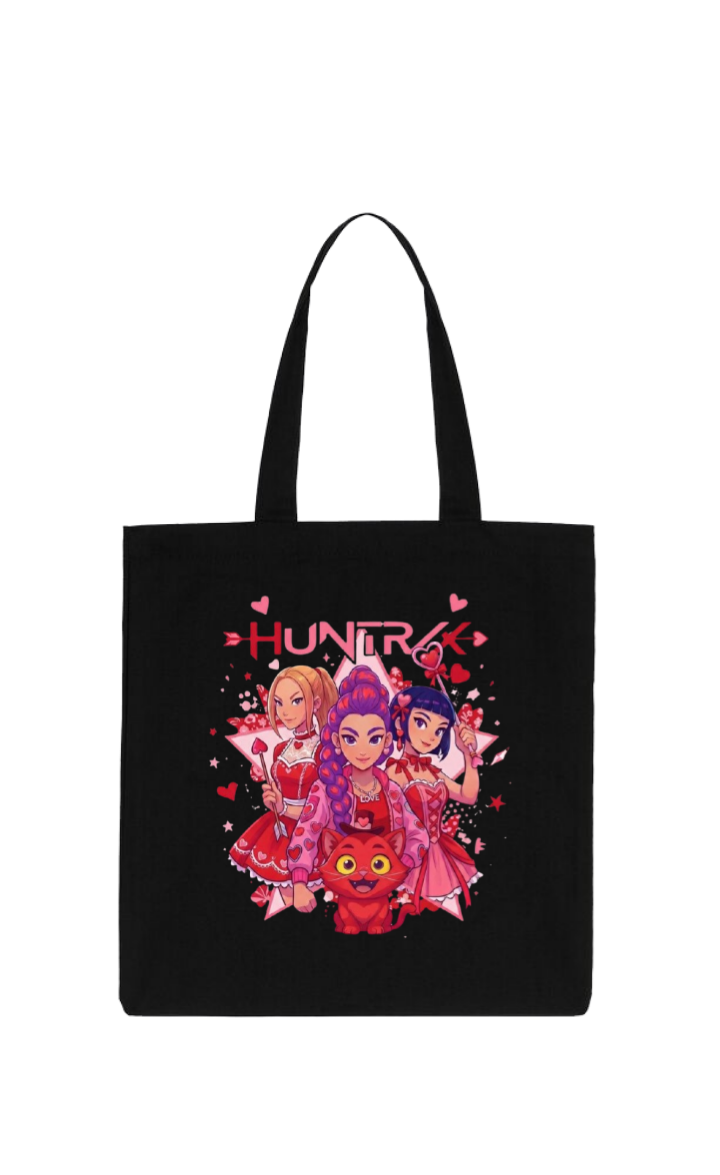 Hunterix kpop tote bag Black 12