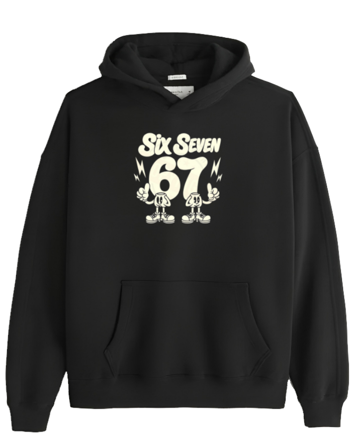 designs 67 Oversize Hoodie Black 14