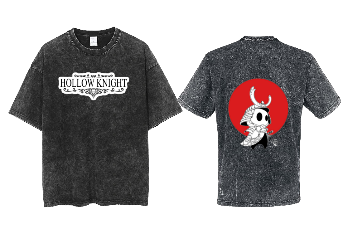Hollow Knight t- shirt One Size Washed Back 14