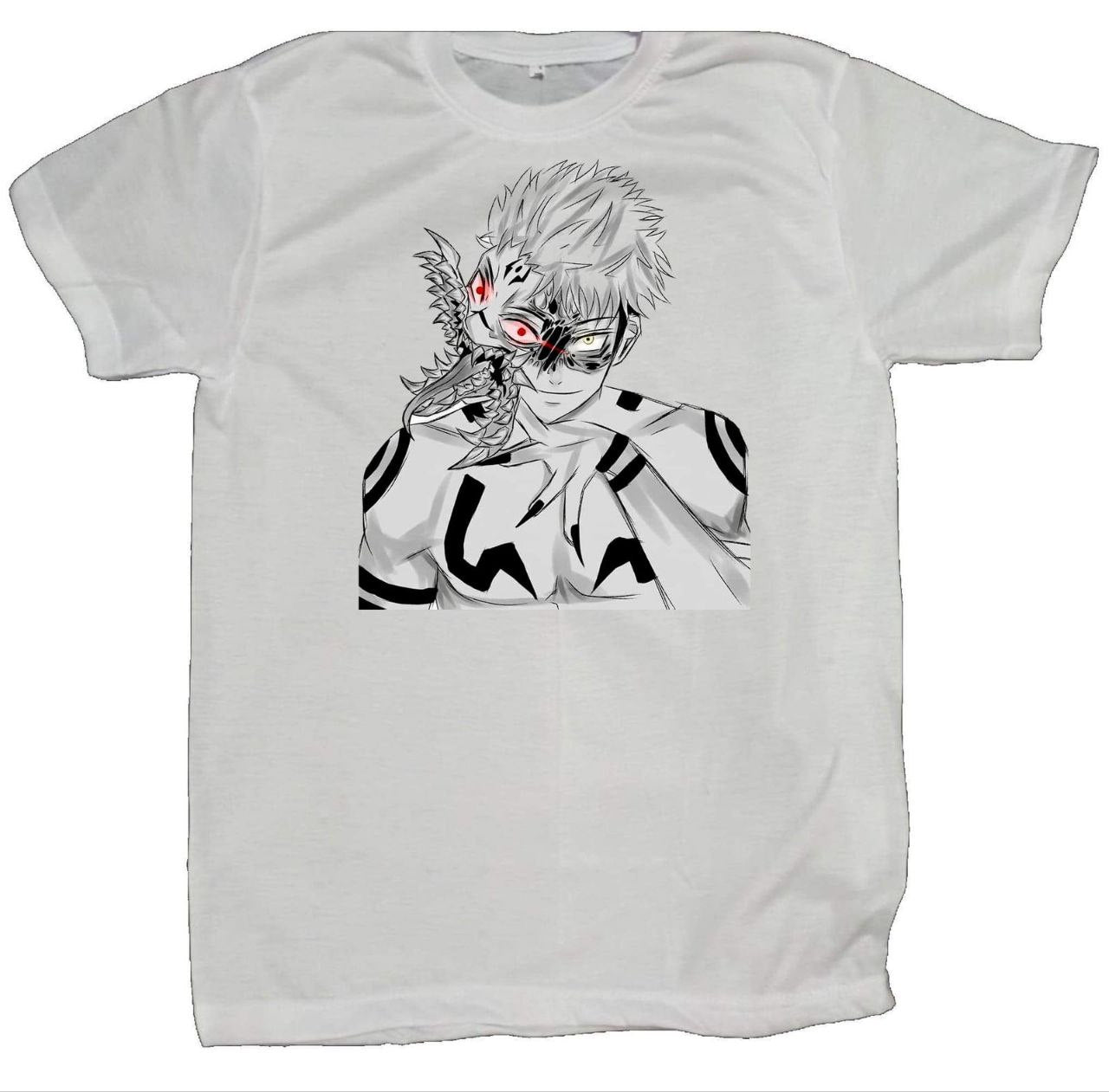 tjujutsu kaisen GOJO fit t- shirt White 25