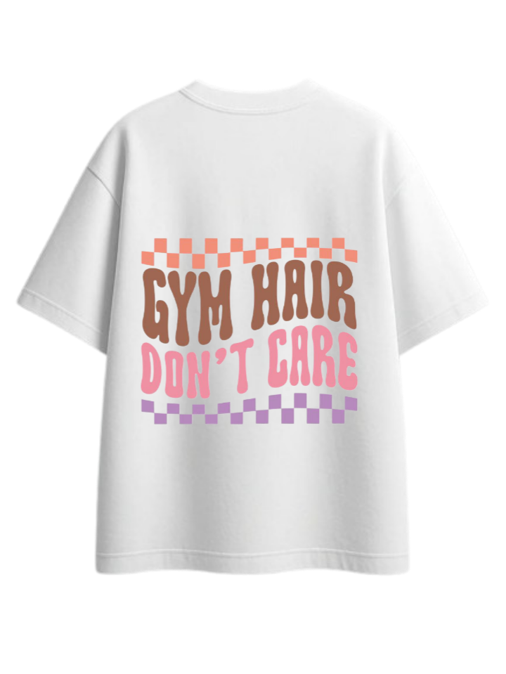 workout gym pilates One Size t- shirt White Back 14