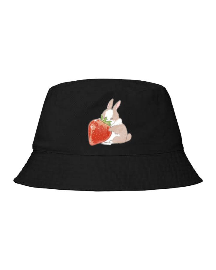 bunny Bucket hat Fishman hat cap Black 14