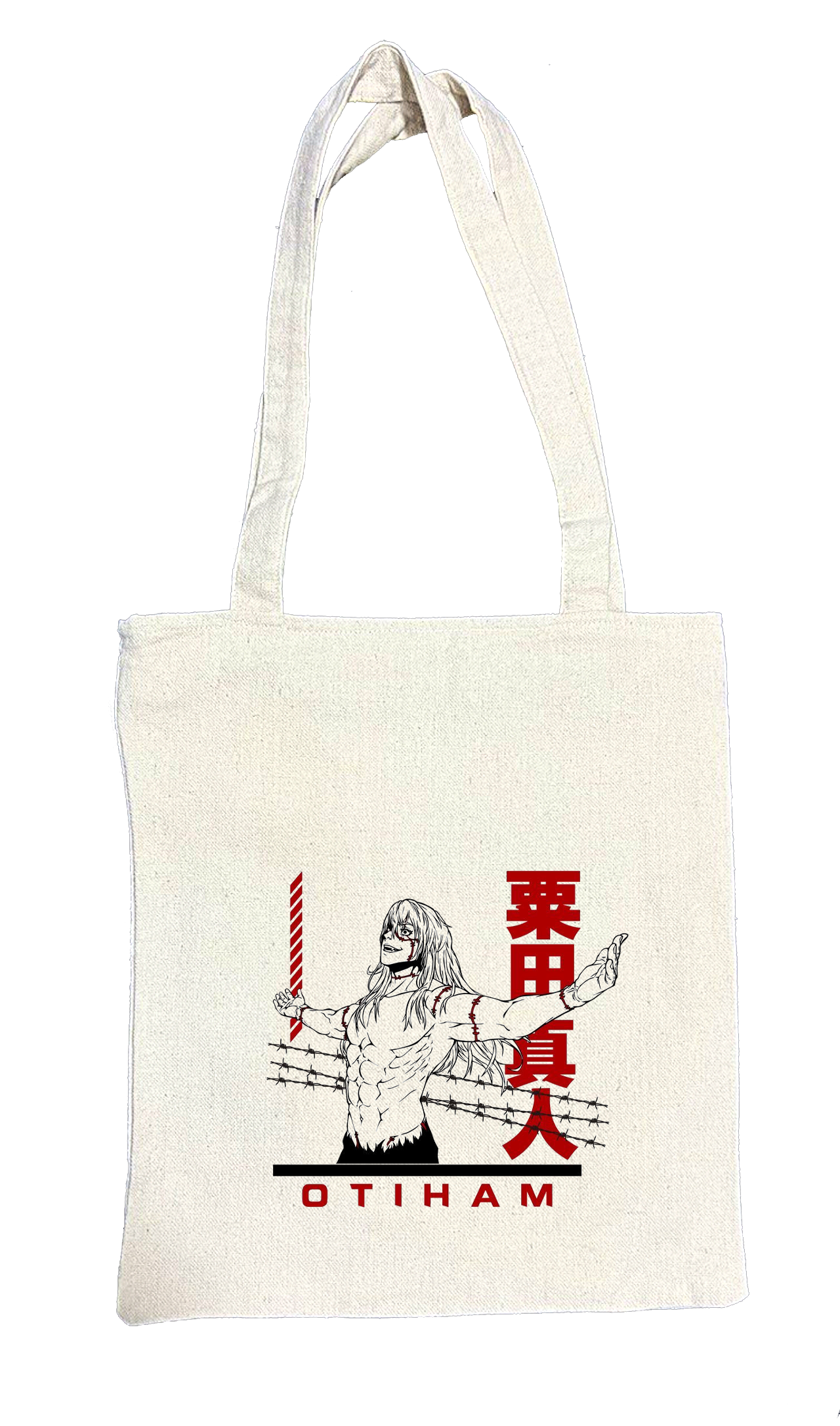 jujutsu kaisen GOJO tote bag biege 14
