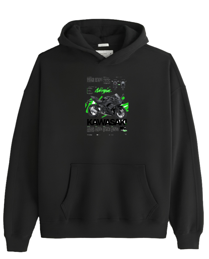 MOTOR CYCLE One Size hoodie Black 14