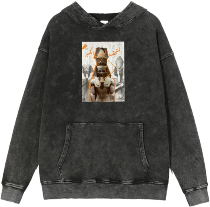 Egypt Over Size hoodie Washed 14