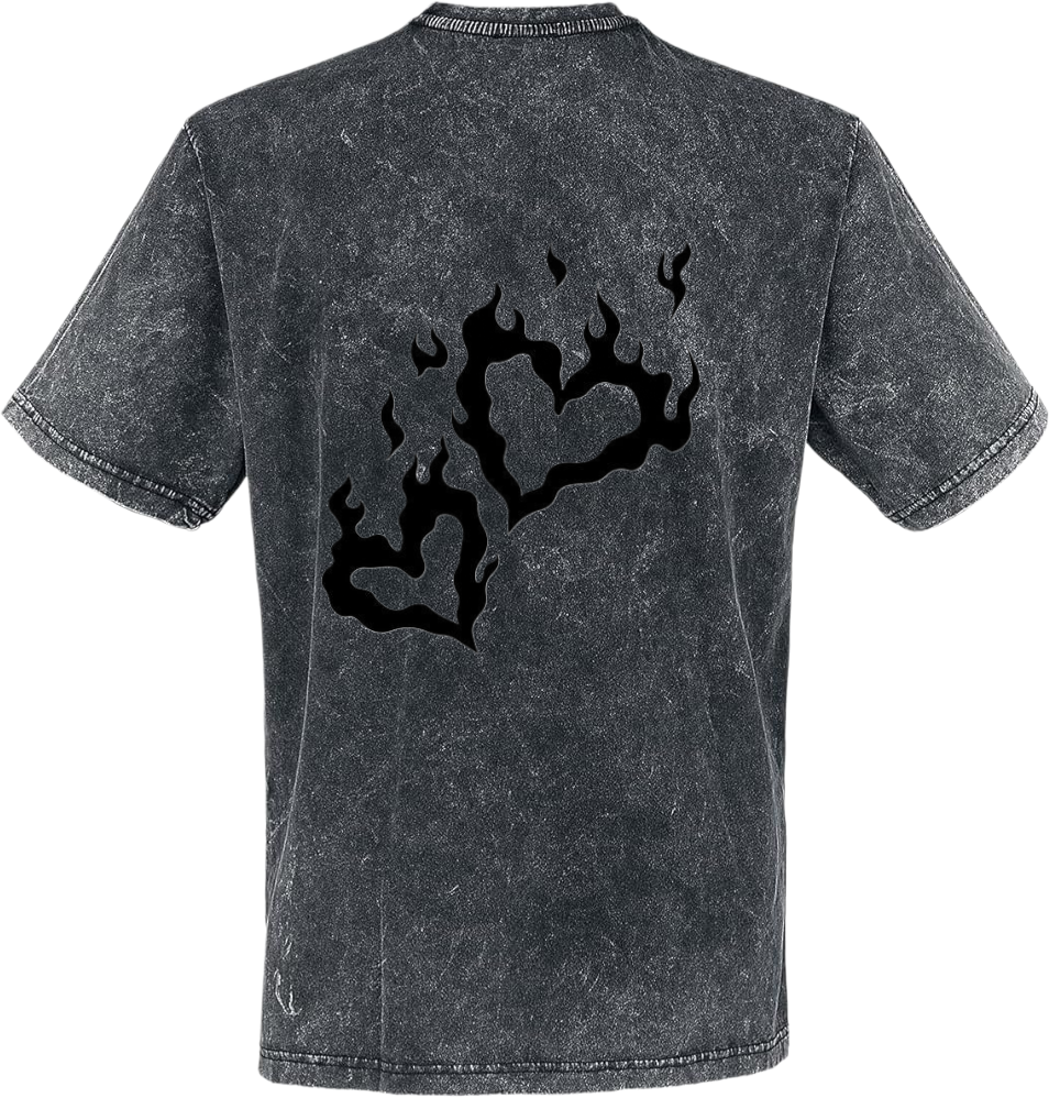 Goth t- shirt Washed Back 14