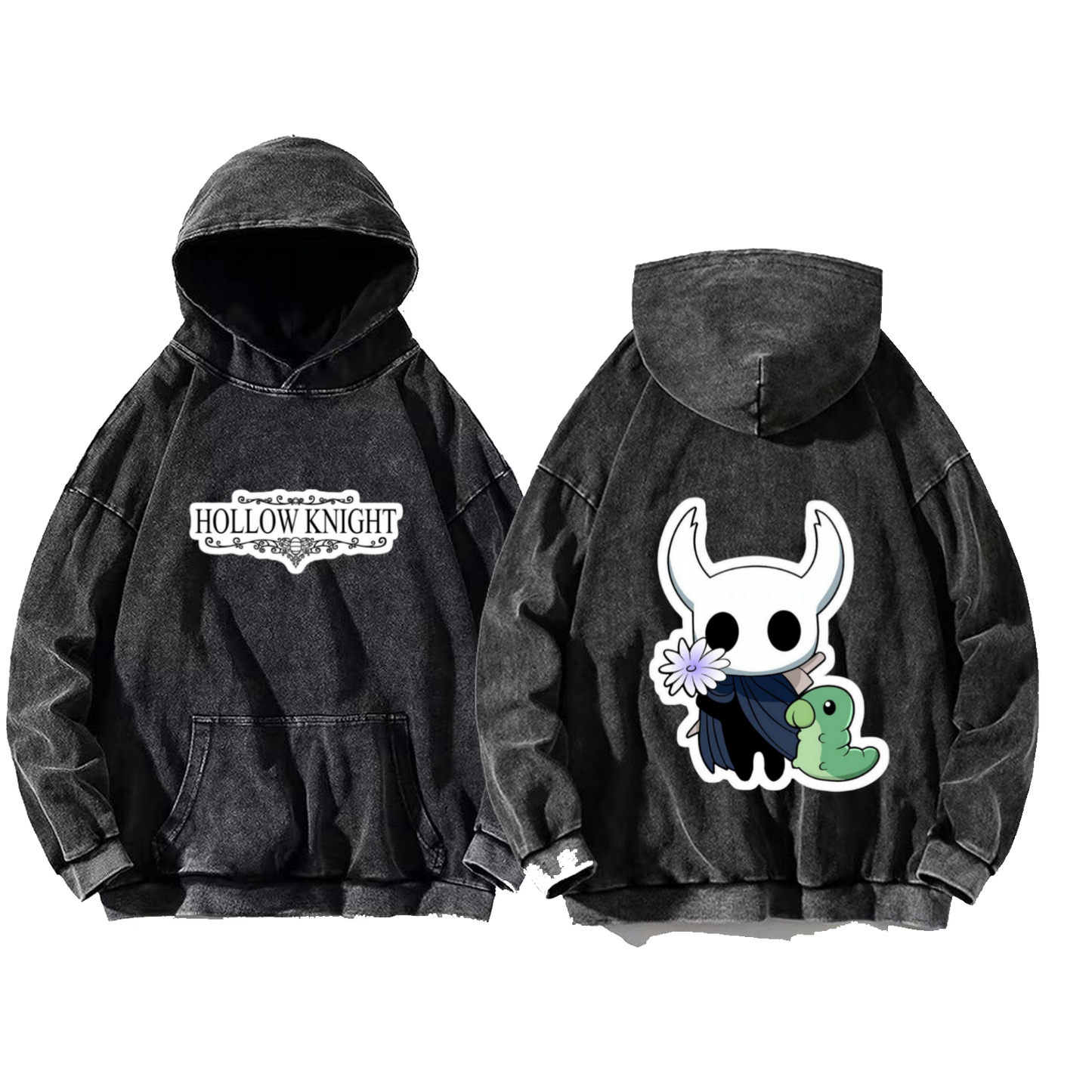 Hollow Knight One Size hoodie Washed Back 14