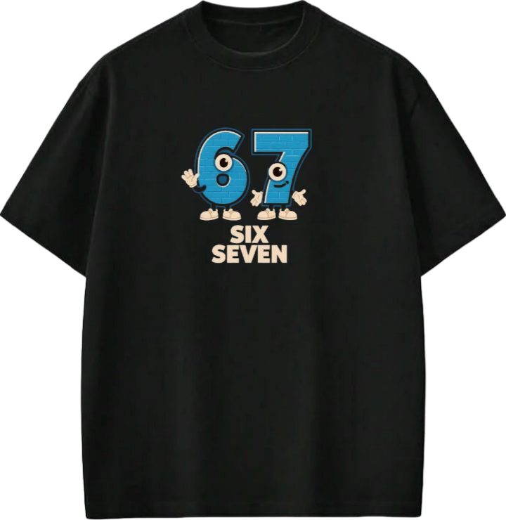 67 designs One Size t- shirt Black 14