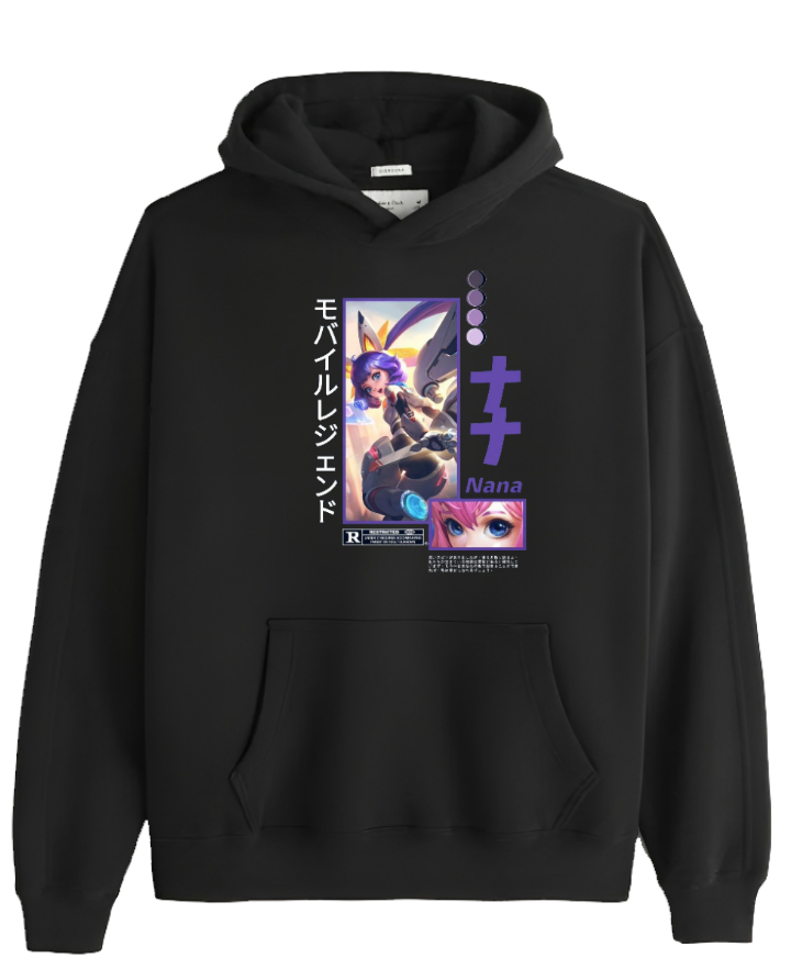 Mobile Legends Bang Bang One Size hoodie Black 14