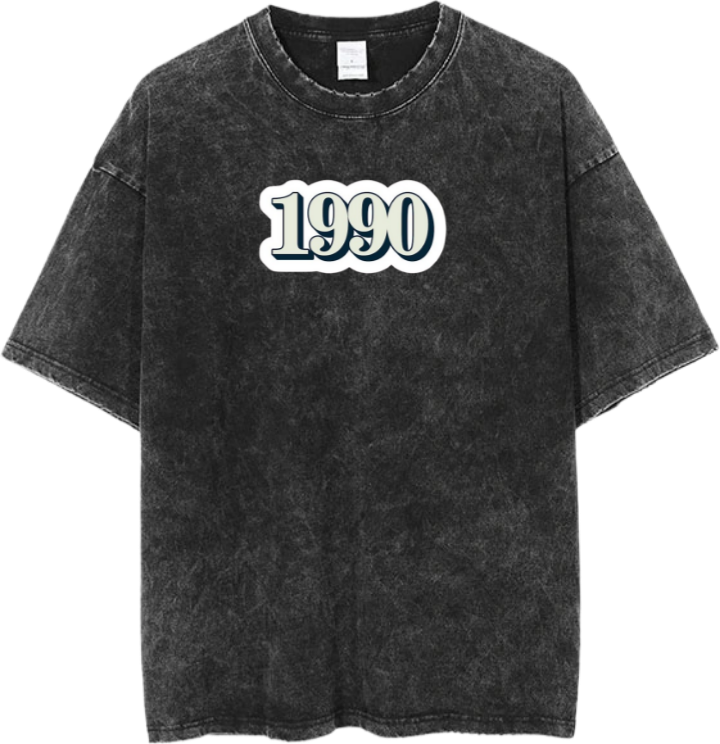 age t- shirt Washed 1990