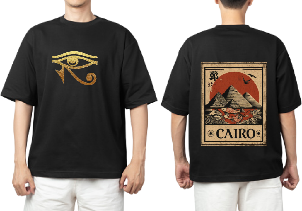 Egypt t- shirt One Size Black Back 14