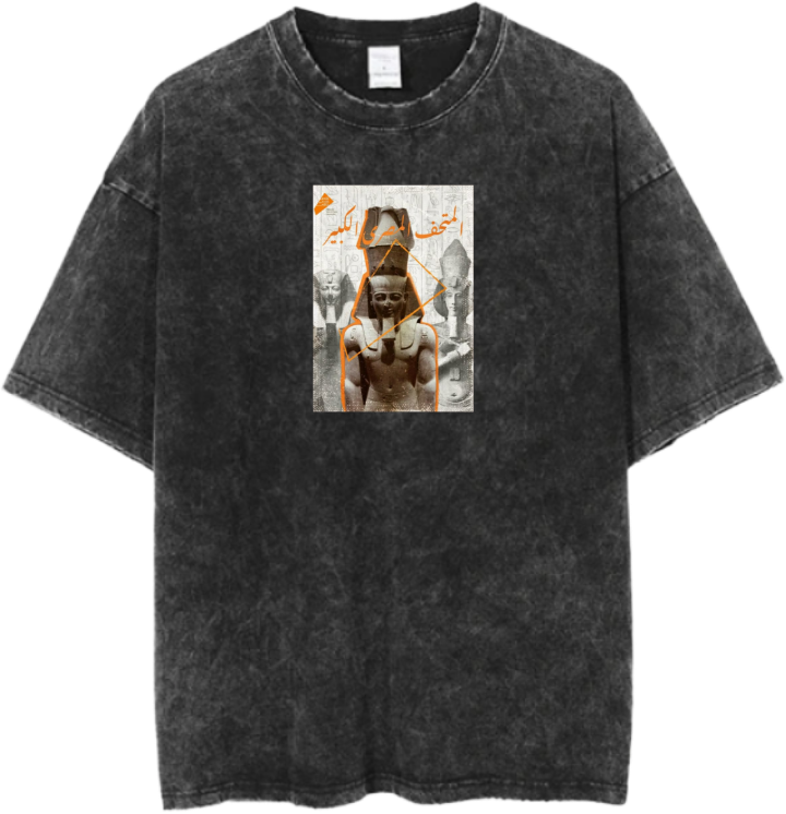 Egypt t- shirt Over Size Washed 14