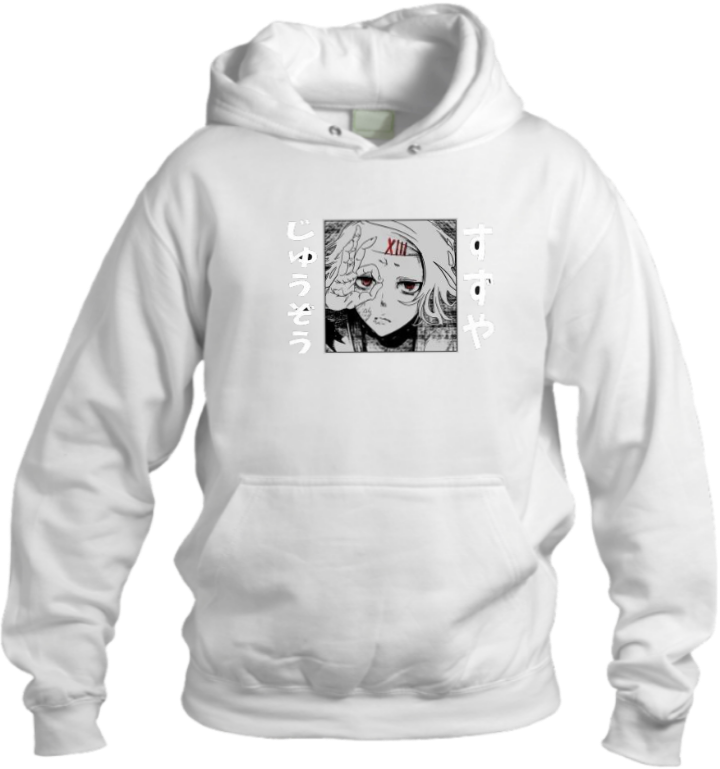 okyo Ghoul One Size hoodie White 14