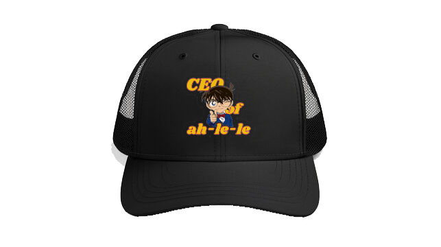Baseball cap Black CEO of ah-le-le 202