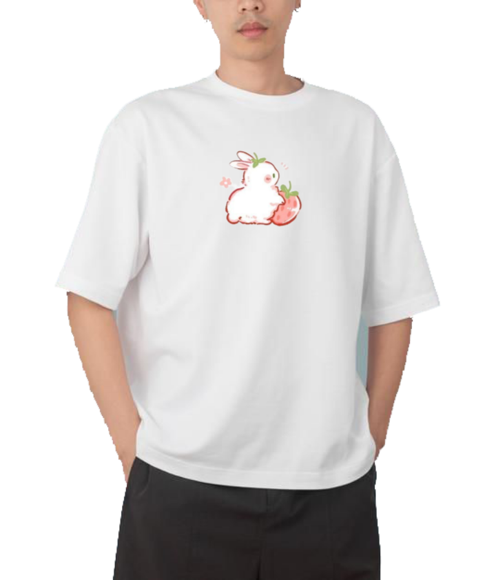 bunny One Size t- shirt White 15