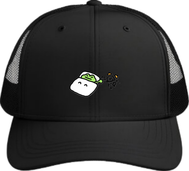 Frog Baseball cap Black 15