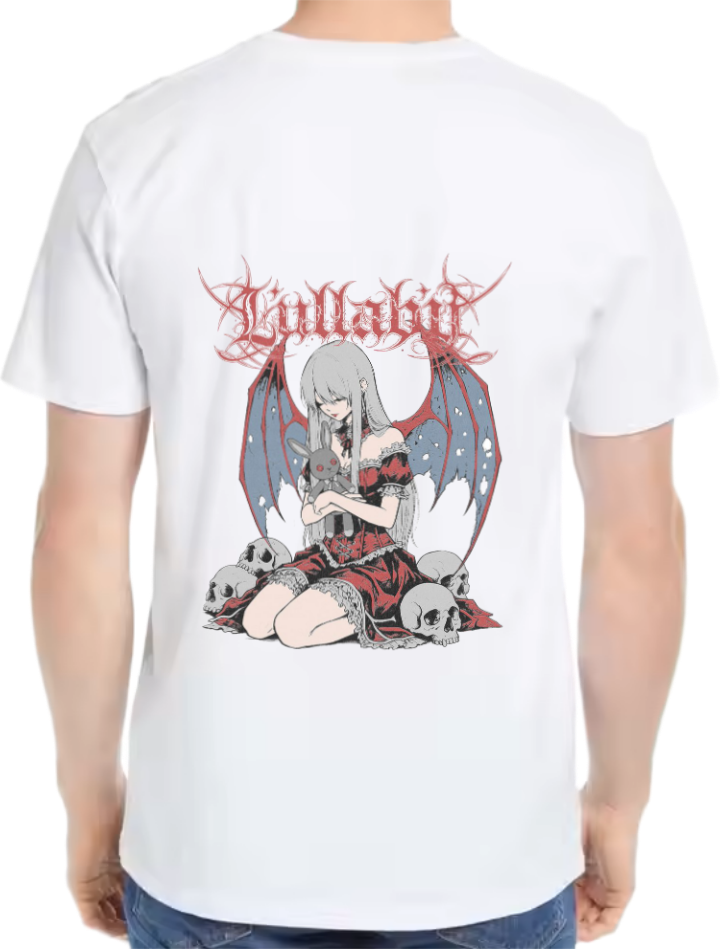 Goth Oversize t- shirt White Back 15
