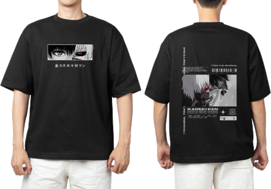 Tokyo ghoul t- shirt One Size Black Back 15