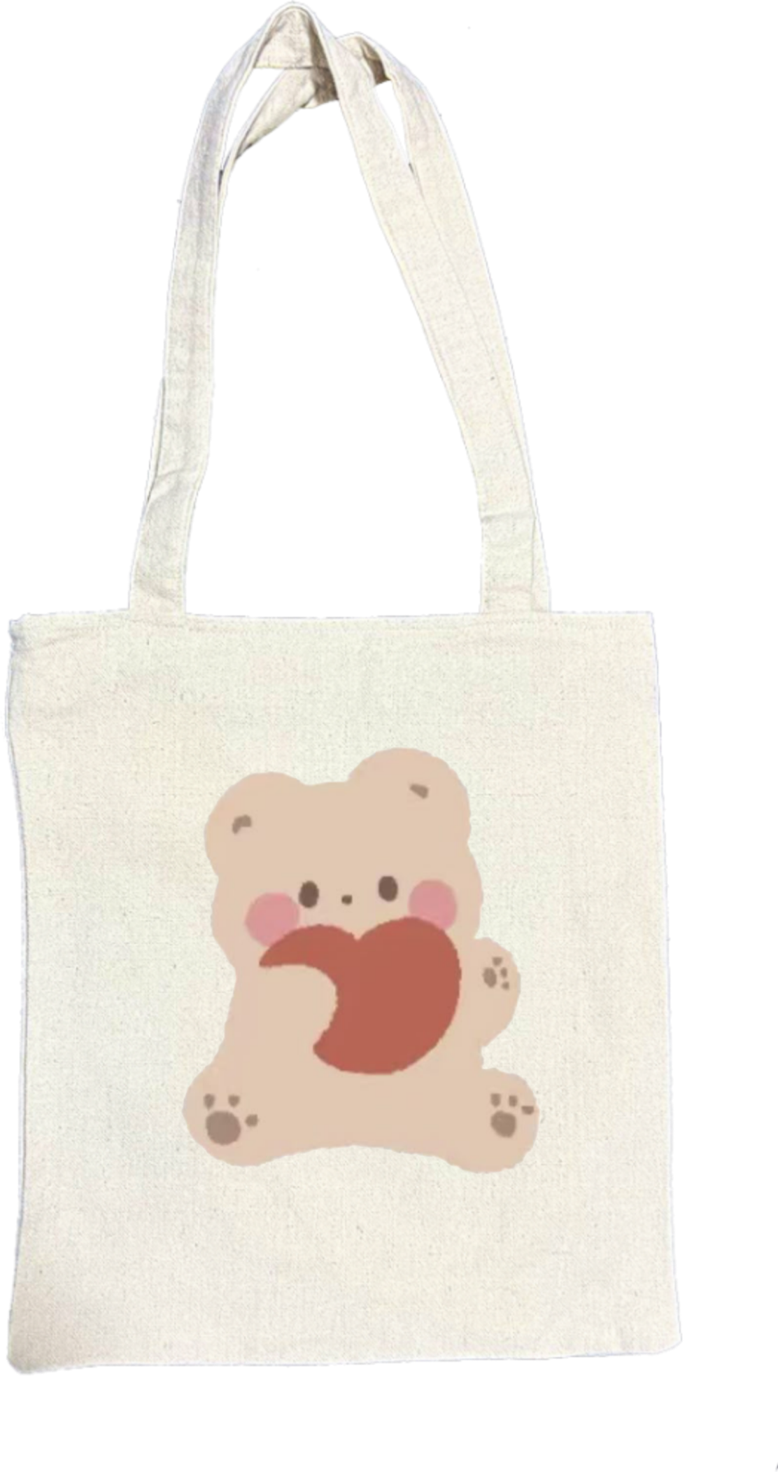 bear tote bag Beige 15