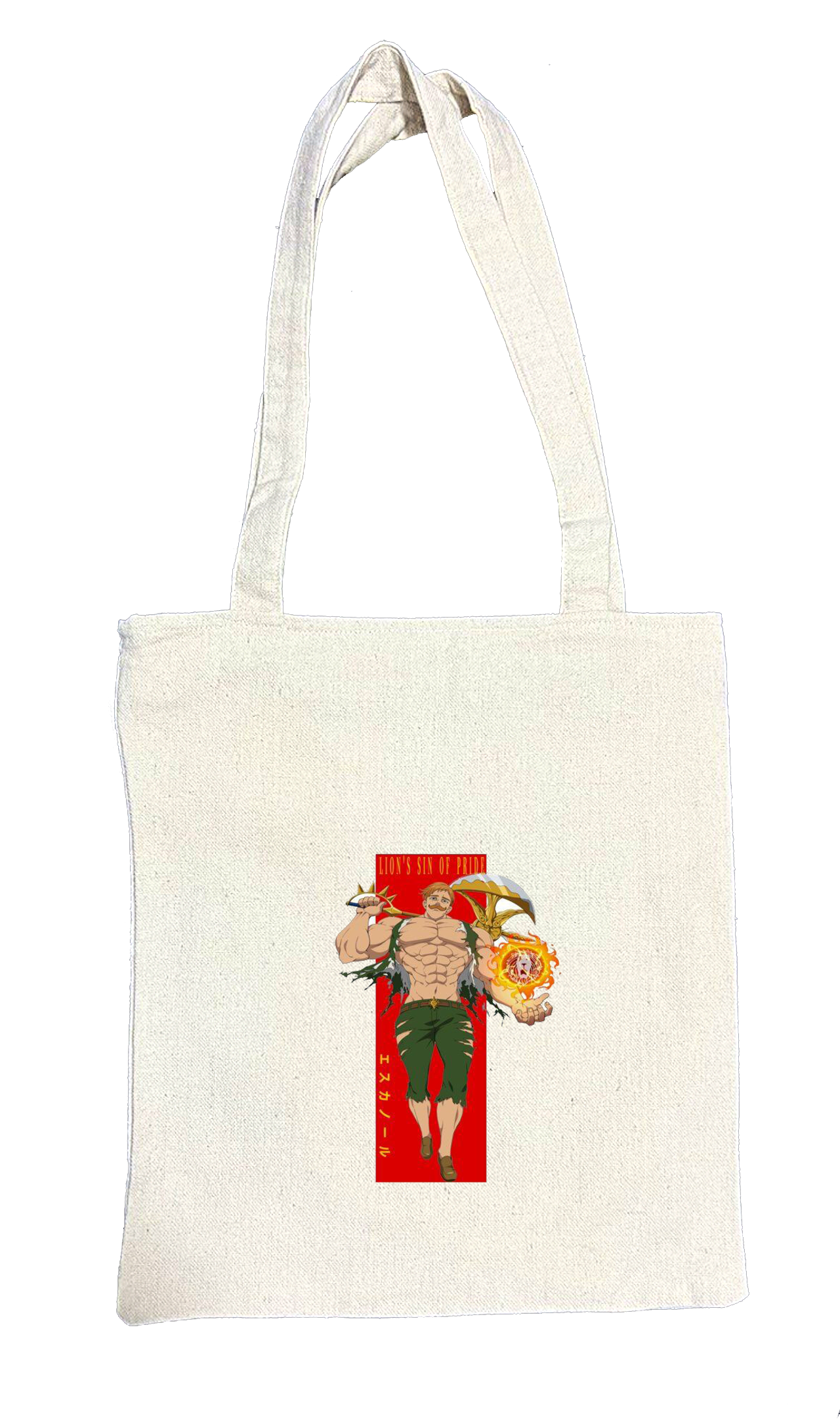 Anime Nanatsu no taizai seven deadly sins tote bag White 15