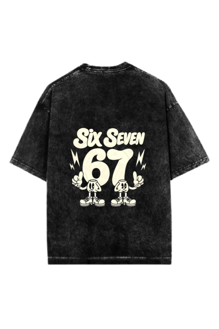 67 designs One Size t- shirt Washed Back 15