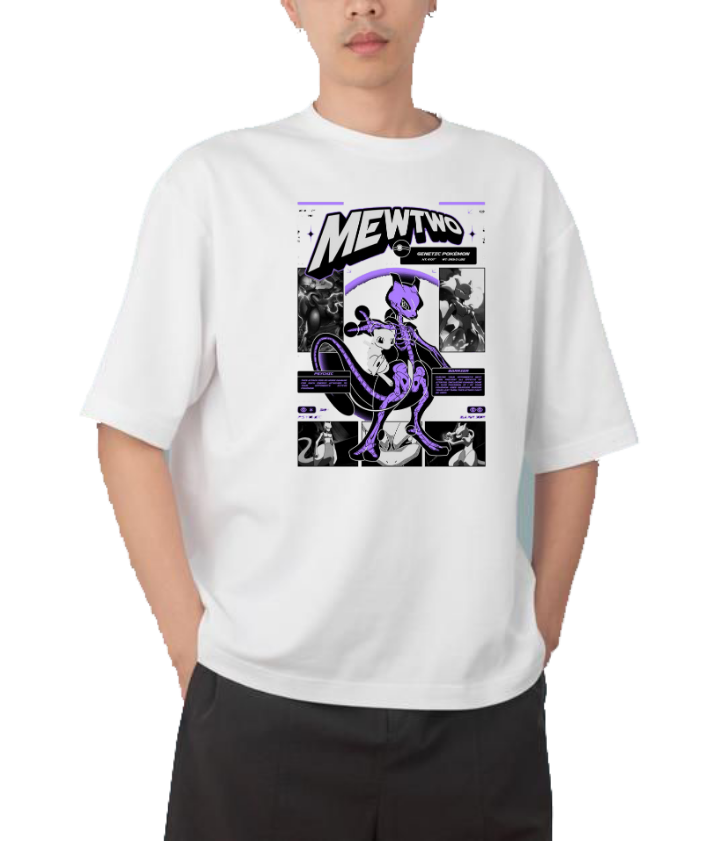 Digimon Adventure t- shirt Over Size White 15