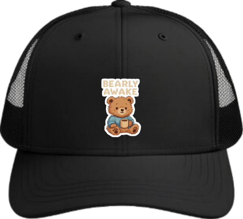 bear Baseball cap Black 15
