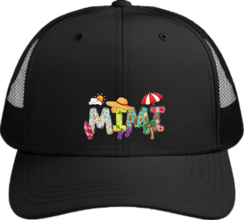 Summer Vibes Baseball cap Black 15