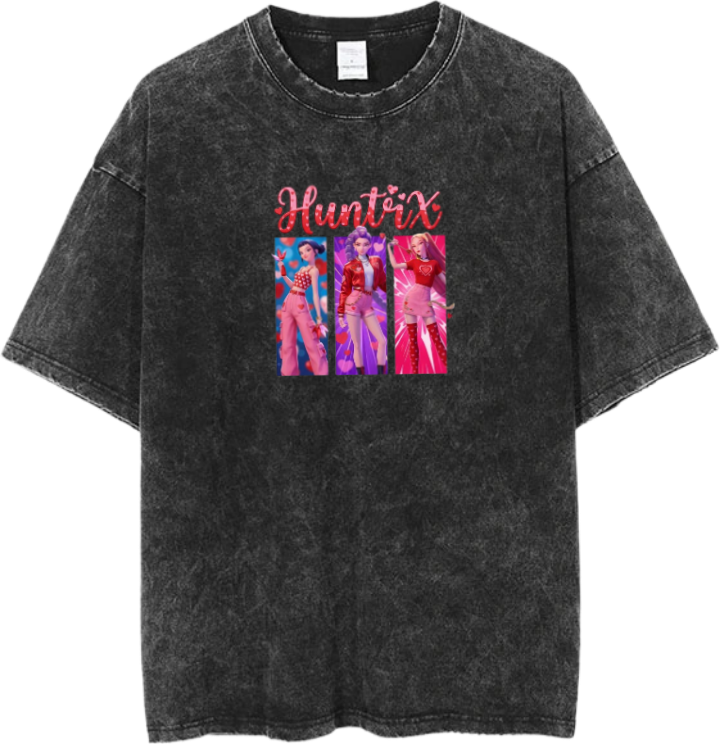 Hunterix kpop t- shirt Washed 15