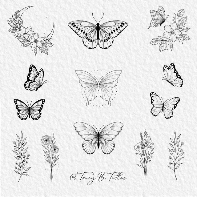 Tattoo Flash Sheet Sticker 91