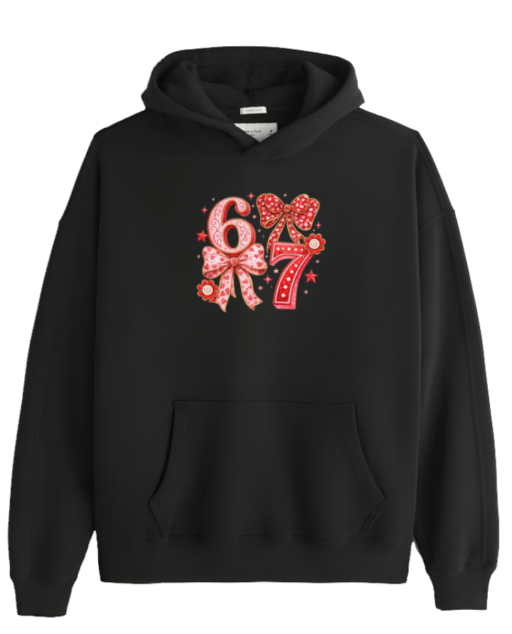 designs 67 Oversize Hoodie Black 15