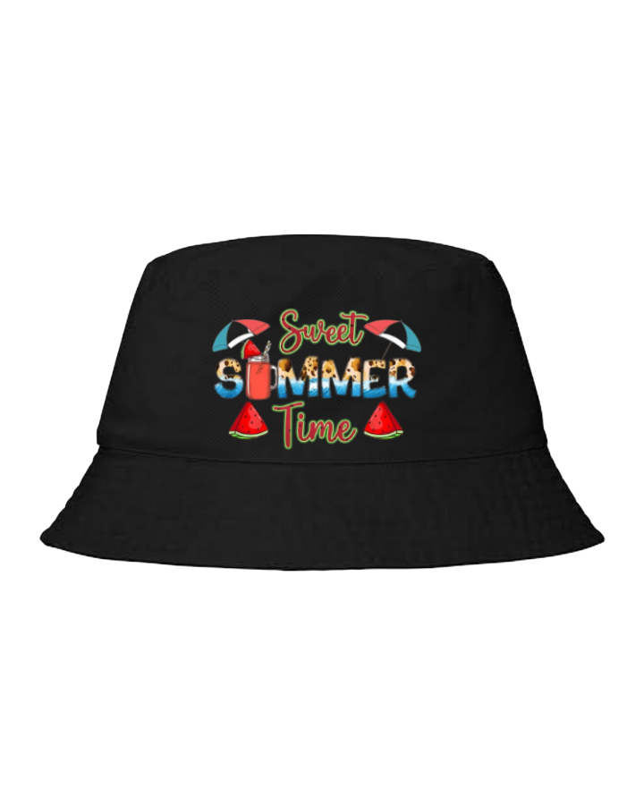 Summer Vibes Bucket hat Fishman hat cap Black 15
