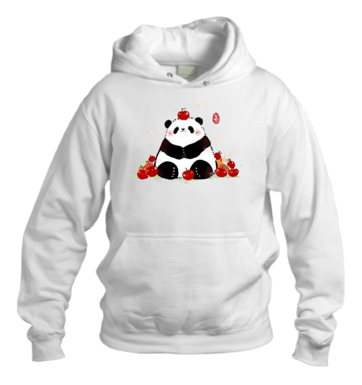 PANDA Oversize Hoodie White 15