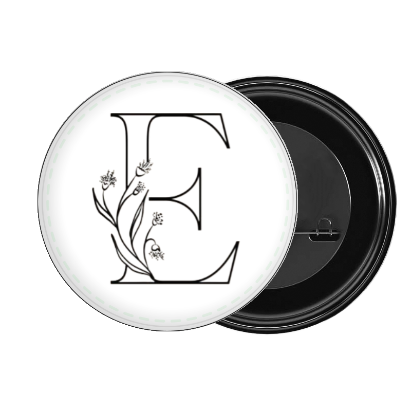 vector letter brooch E 15