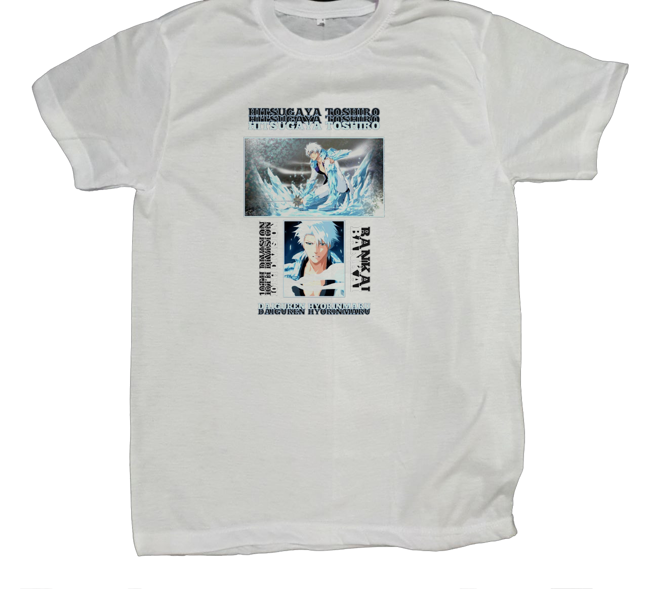 Bleach t- shirt fat White 15