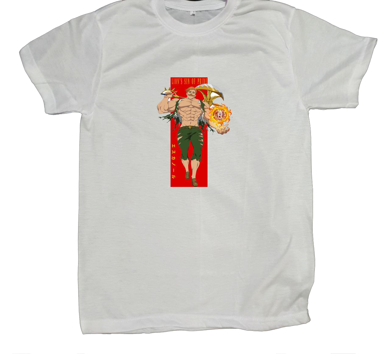 Anime Nanatsu no taizai seven deadly sins One Size t- shirt White 15