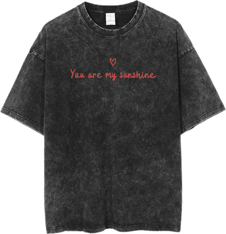 VaIentine coupIe One Size t- shirt Washed 15