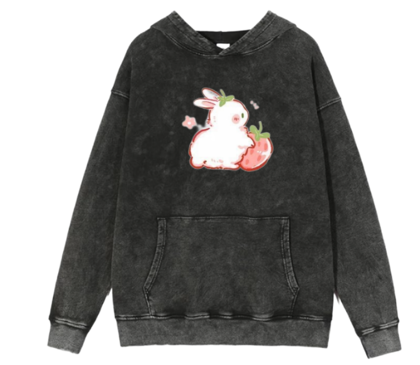 bunny Oversize Hoodie Washed 15