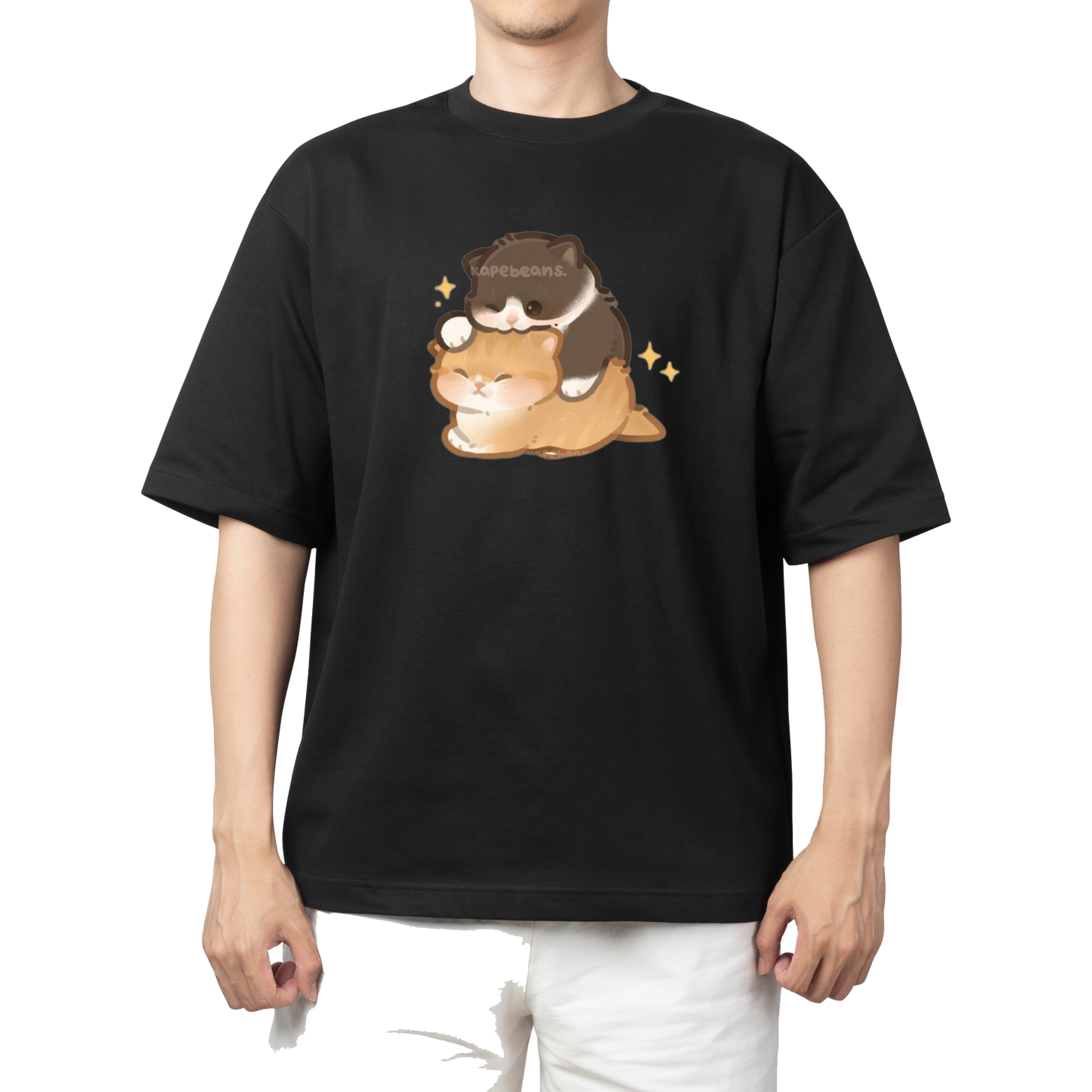 cat One Size t- shirt Black 15