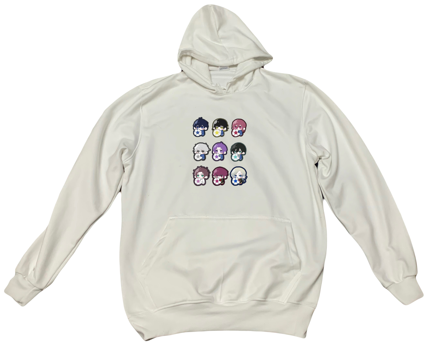blue lock One Size hoodie White 15