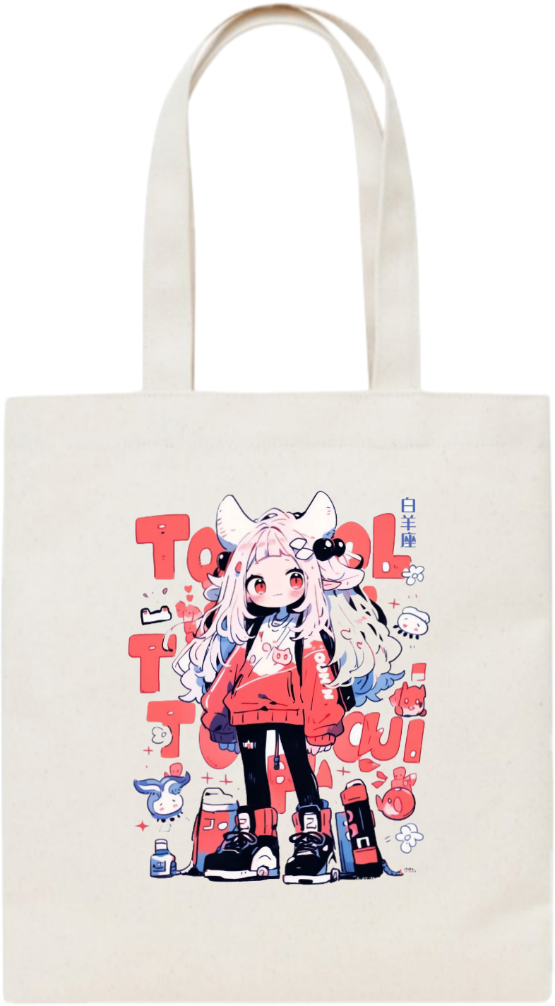 Original Character tote bag beige 15