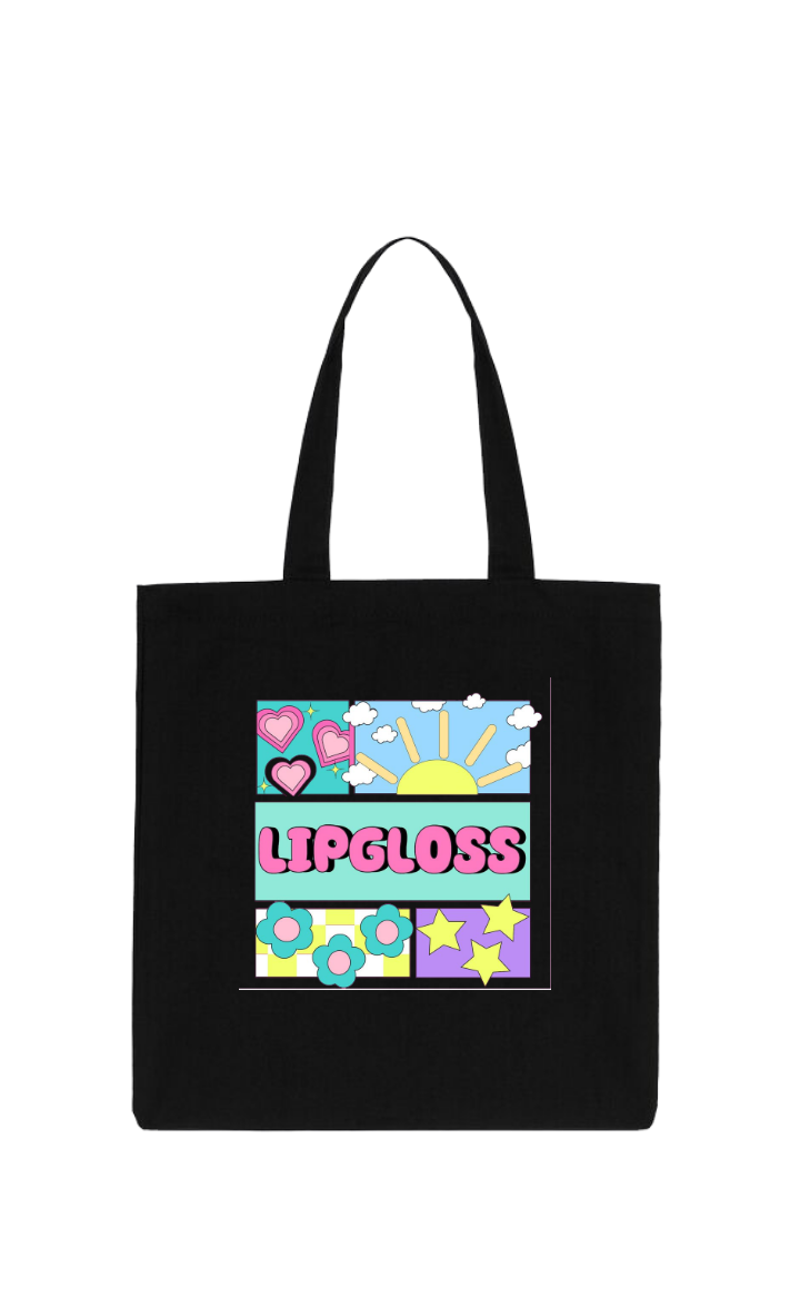 LIPGLOSS tote bag Black 145