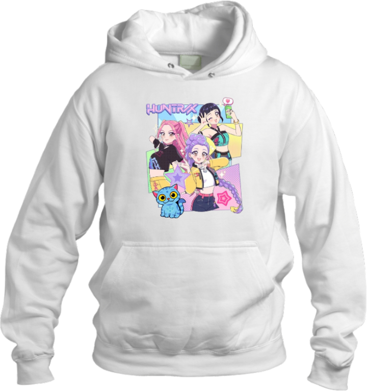 Hunterix kpop Oversize Hoodie White 15