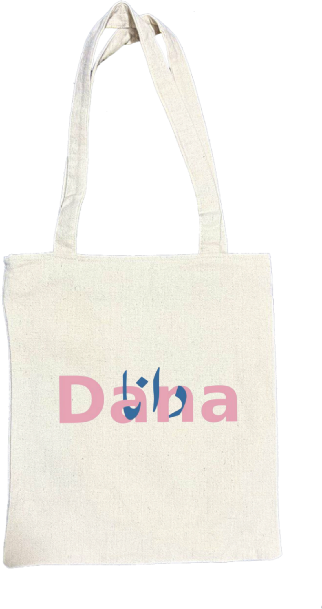 names tote bag beige Dana 15