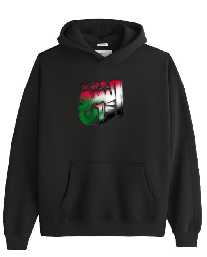 Sudan Oversize Hoodie Black 15