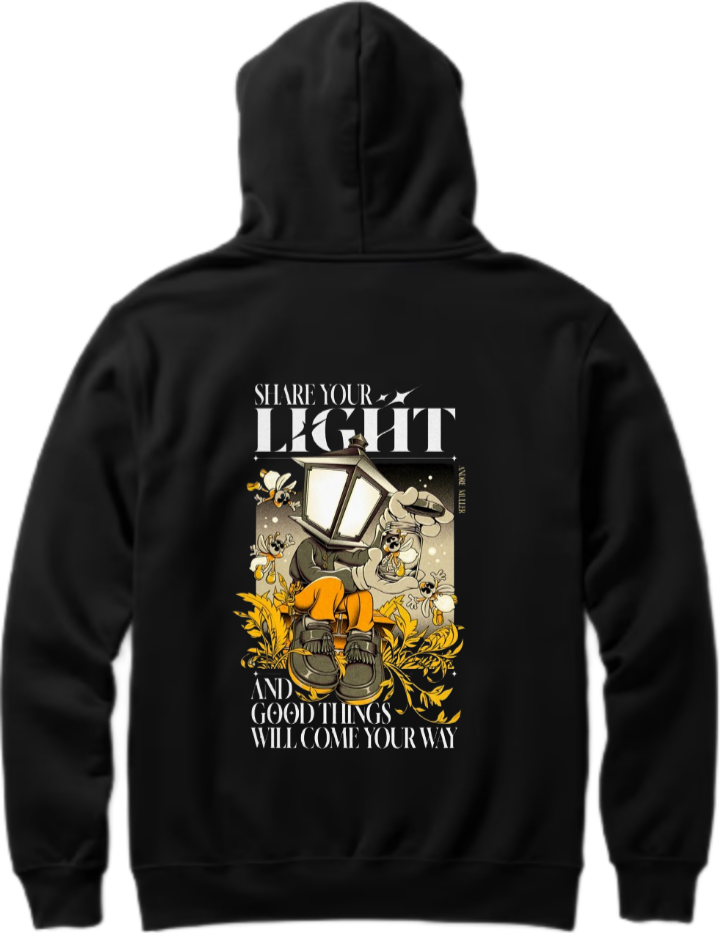aliens Oversize Hoodie Back Black 23
