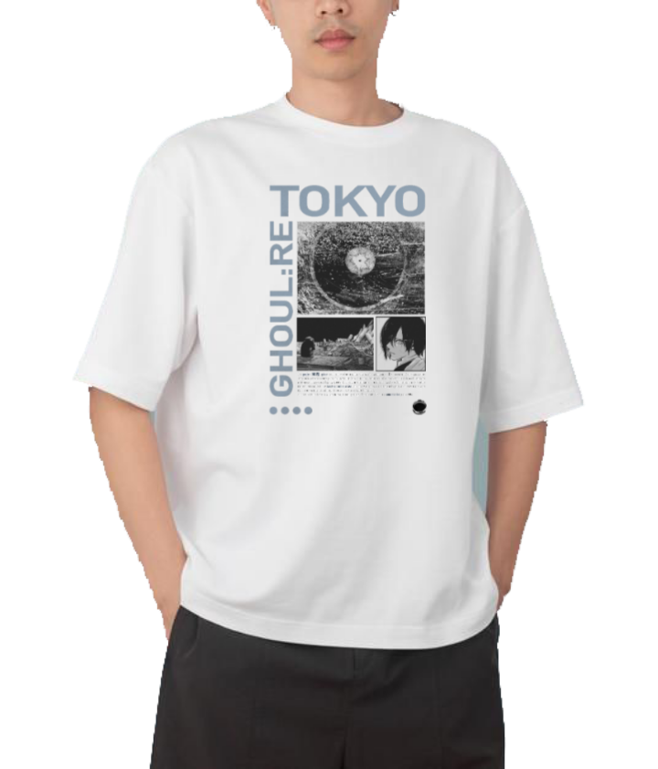 Tokyo ghoul t- shirt One Size White 15