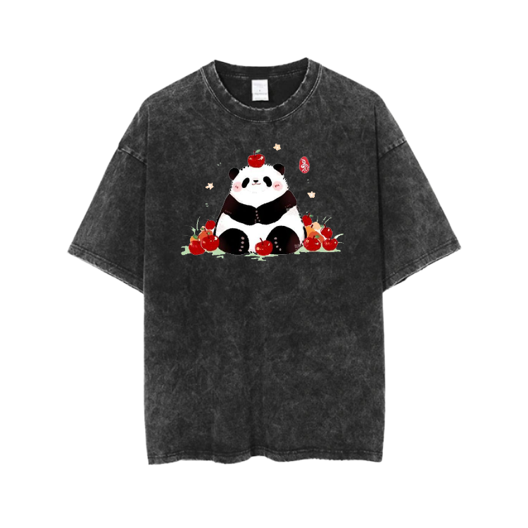PANDA One Size t- shirt Washed 15