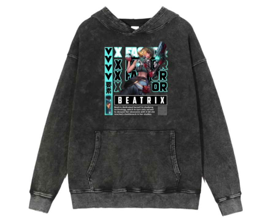 Mobile Legends Bang Bang One Size hoodie Washed 15